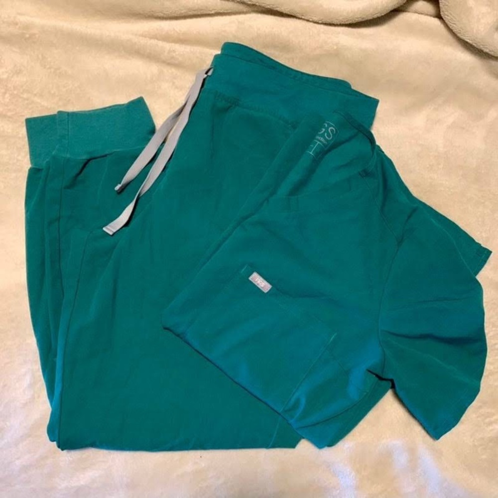 Figs scrubs: limited edition Hunter Green